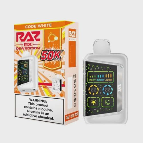 RAZ RX CODE WHITE DEW EDITION 50K 5/CT