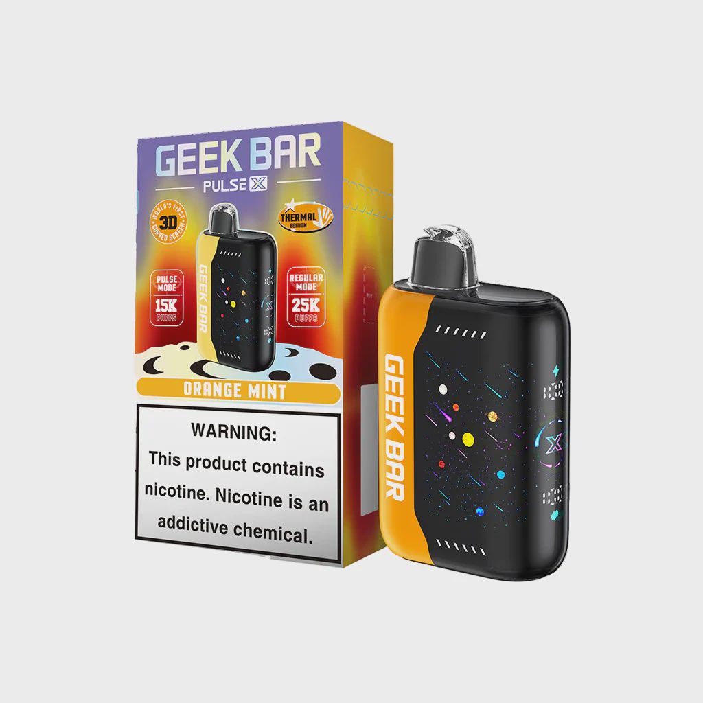 GEEK BAR PULSE X 5% ORANGE MINT THERMAL EDITION 5/CT