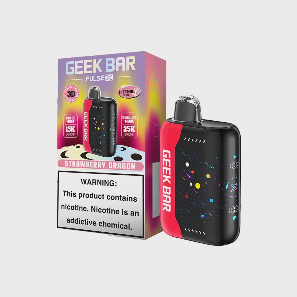 GEEK BAR PULSE X 5% STRAWBERRY DRAGON THERMAL EDITION 5/CT