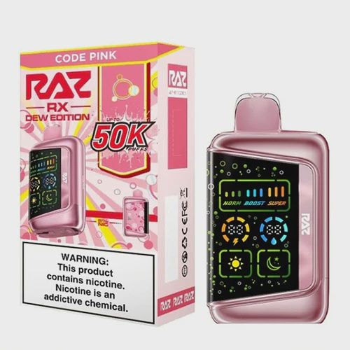 RAZ RX CODE PINK DEW EDITION 50K 5/CT