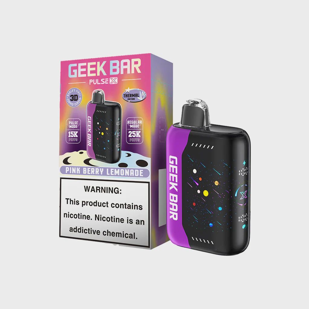 GEEK BAR PULSE X 5% PINK BERRY LEMONADE THERMAL EDITION 5/CT