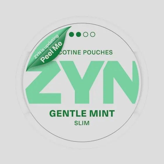 EURO ZYN 6.5MG GENTLE MINT SLIM 2 DOTS NICOTINE POUCHES 5/CT
