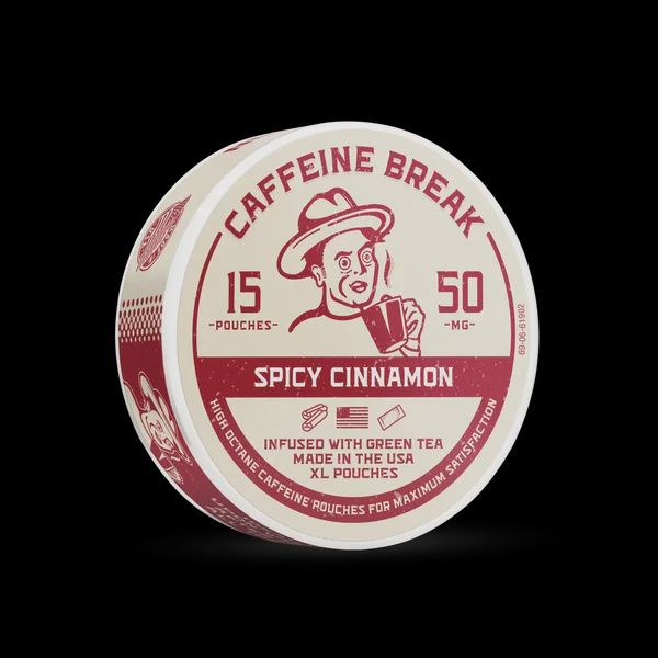 ALP 15XL CAFFEINE BREAK SPICY CINNAMON POUCHES 50MG 5/CT