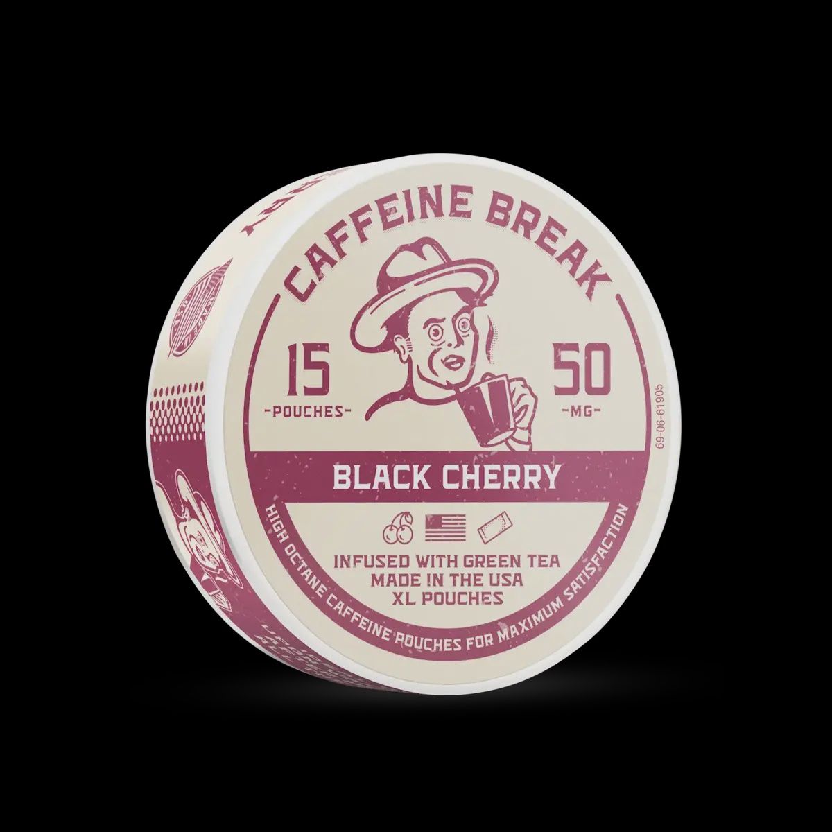 ALP 15XL CAFFEINE BREAK BLACK CHERRY POUCHES 50MG 5/CT