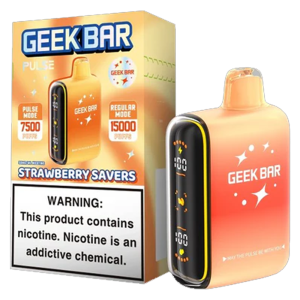 GEEK BAR PULSE STRAWBERRY SAVERS 7500 5/CT