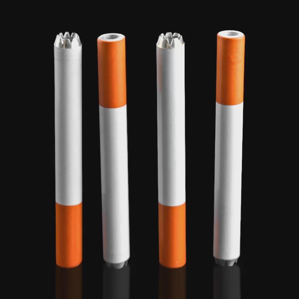 SMOKINGSET TOBACCO METAL CIGARETTE PIPE BIG 100/CT