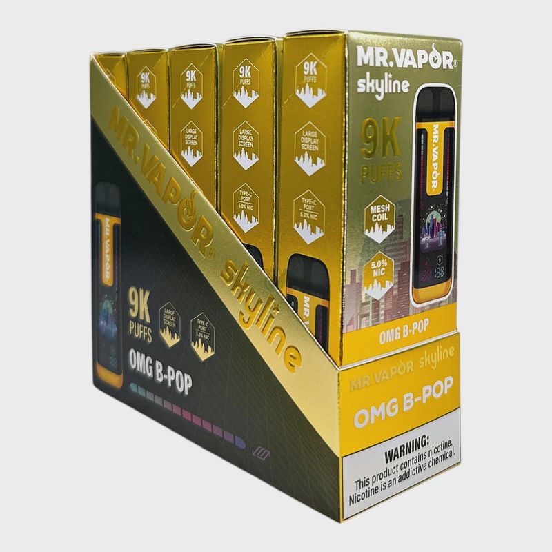 MR VAPOR SKYLINE 5% OMG B POP 5/CT