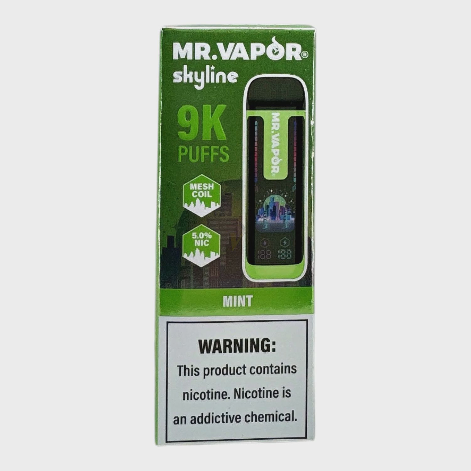 MR VAPOR SKYLINE 5% MINT 5/CT