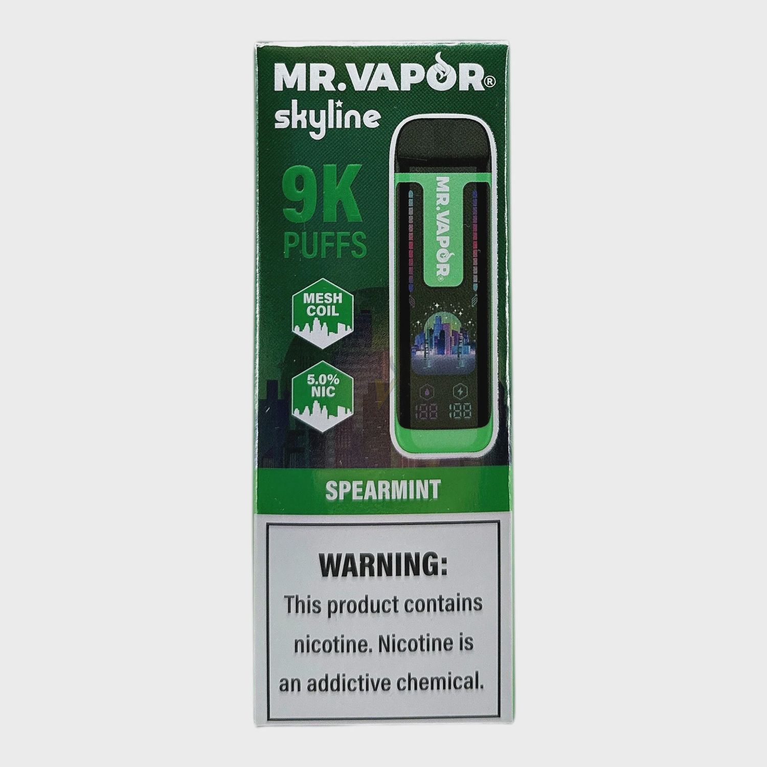 MR VAPOR SKYLINE 5% SPEARMINT 5/CT