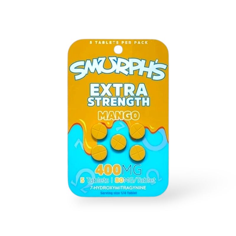 SMURPHS MANGO 70H KRATOM EXTRACT TABLETS 400MG 5PK 10/CT