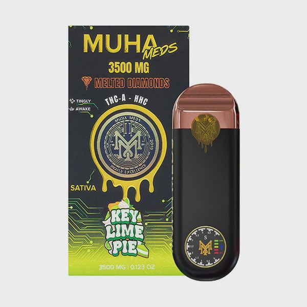 MUHA MEDS MELTED DIAMONDS KEY LIME PIE (S) 3.5G DISPOSABLE