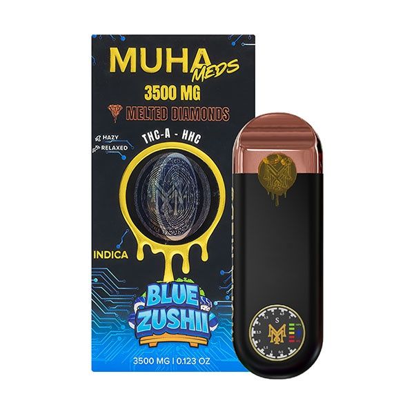 MUHA MEDS MELTED DIAMONDS BLUE ZUSHII (I) 3.5G DISPOSABLE