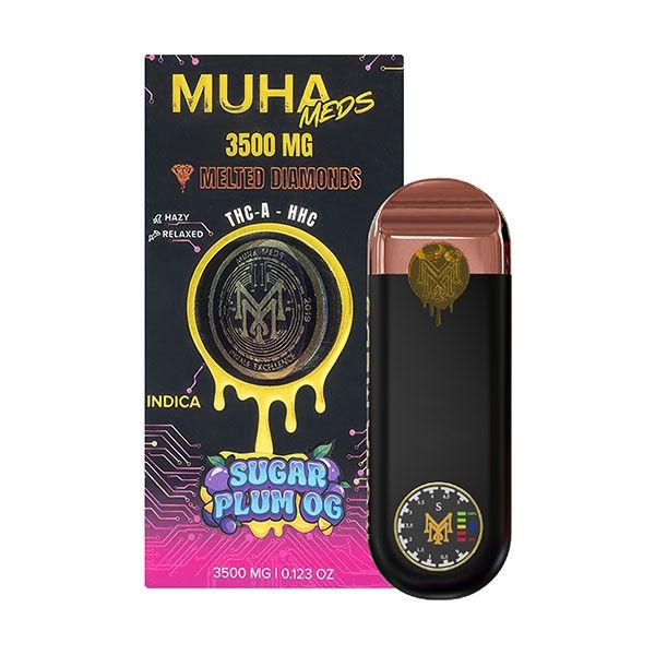 MUHA MEDS MELTED DIAMONDS SUGAR PLUM OG (I) 3.5G DISPOSABLE