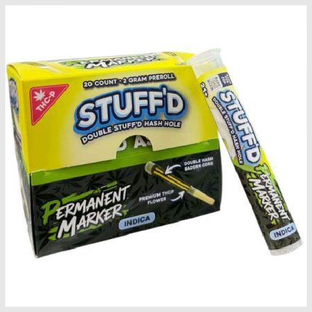 STUFF'D PERMANENT MARKER (I) 2G PREROLL HASH HOLE THCA 20/CT