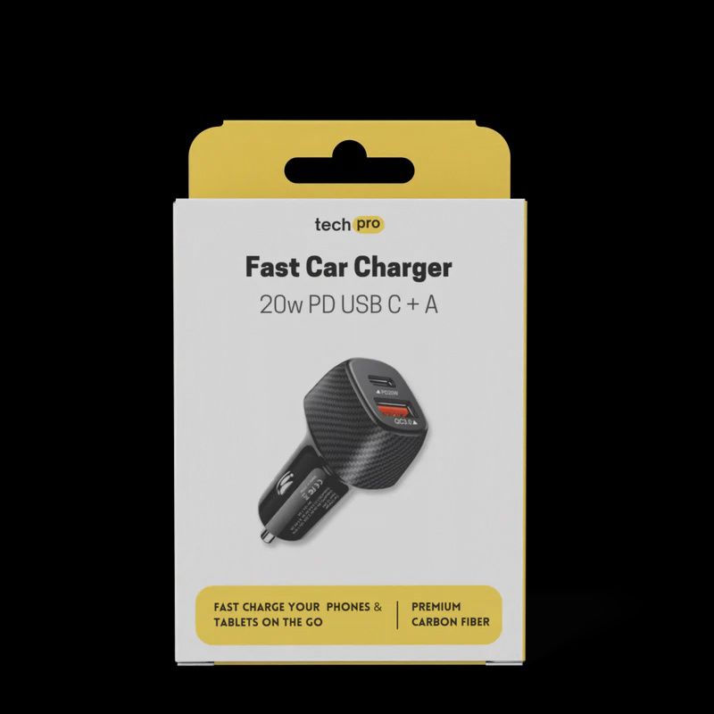 20W PD USB C + A FAST CAR CHARGE