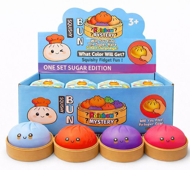 DUMBLING SQUISHY BUN SUGAR EDITION 12/CT