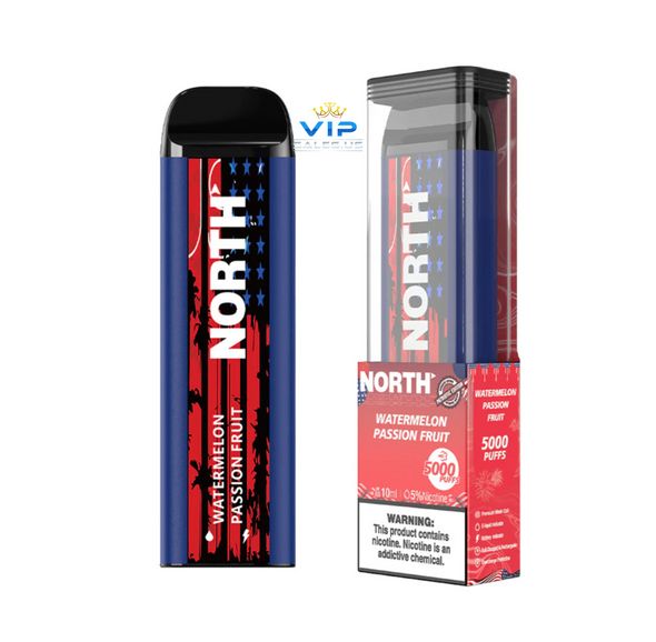 NORTH 5000 5% 10ML PATRIOT EDITION 10/CT, FLAVOR: WATERMELON PASSION