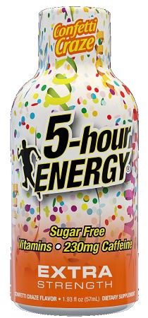5 HOUR ENERGY EXTRA STRENGTH CONFETTI CRAZE 12/CT (1.93OZ)