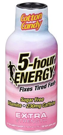 5 HOUR ENERGY EXTRA STRENGTH COTTON CANDY 12/CT 1.93OZ