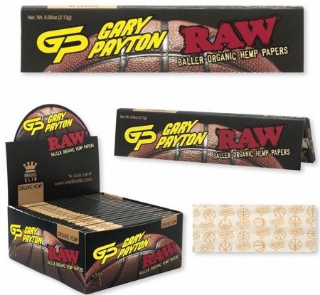 RAW x GARY PAYTON - ORGANIC HEMP KING SIZE SLIM PAPERS 50/CT