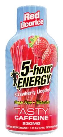 5 HOUR ENERGY EXTRA STRENGTH RED LICORICE 12/CT 1.93OZ