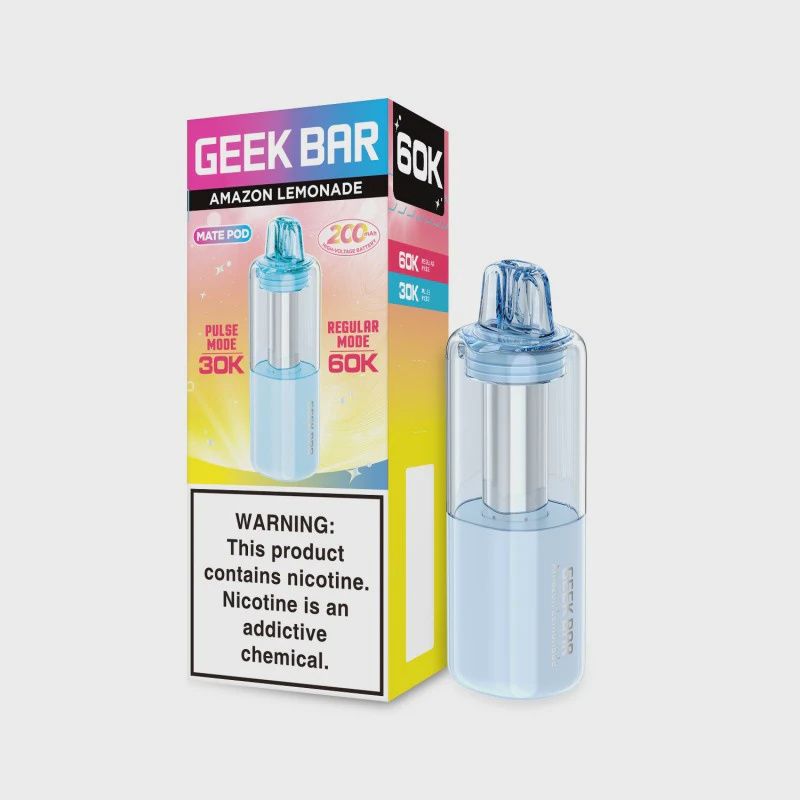 GEEK BAR MATE POD DISPOSABLE 5% 5/CT, FLAVOR: AMAZON LEMONADE