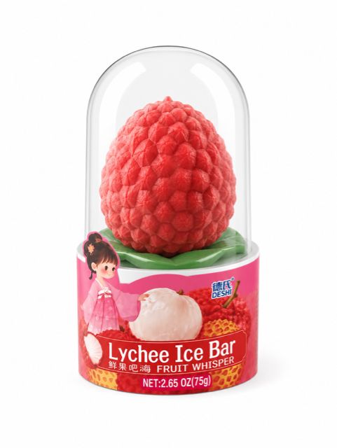 DESHI 3D FRUIT WHISPER LYCHEE ICE CREAM 24/C