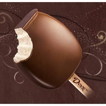 DOVE VANILLA ICE CREAM WITH MILK CHOCOLATE 12/CT
