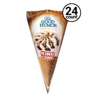 GOOD HUMOR GIANT KING CONE CHOCOLATE &amp; VANILLA 12/CT