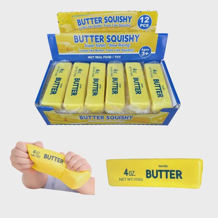 SQUISH TOY BUTTER 12/CT