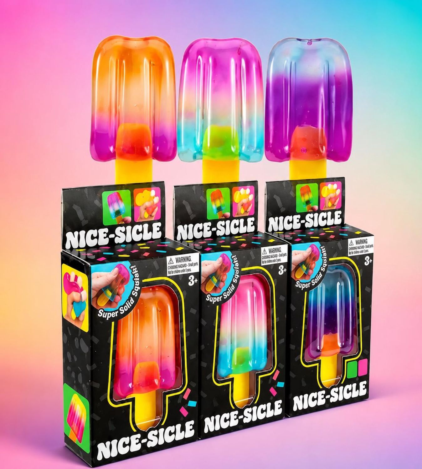 SQUISH TOY POPSICLE 12/CT