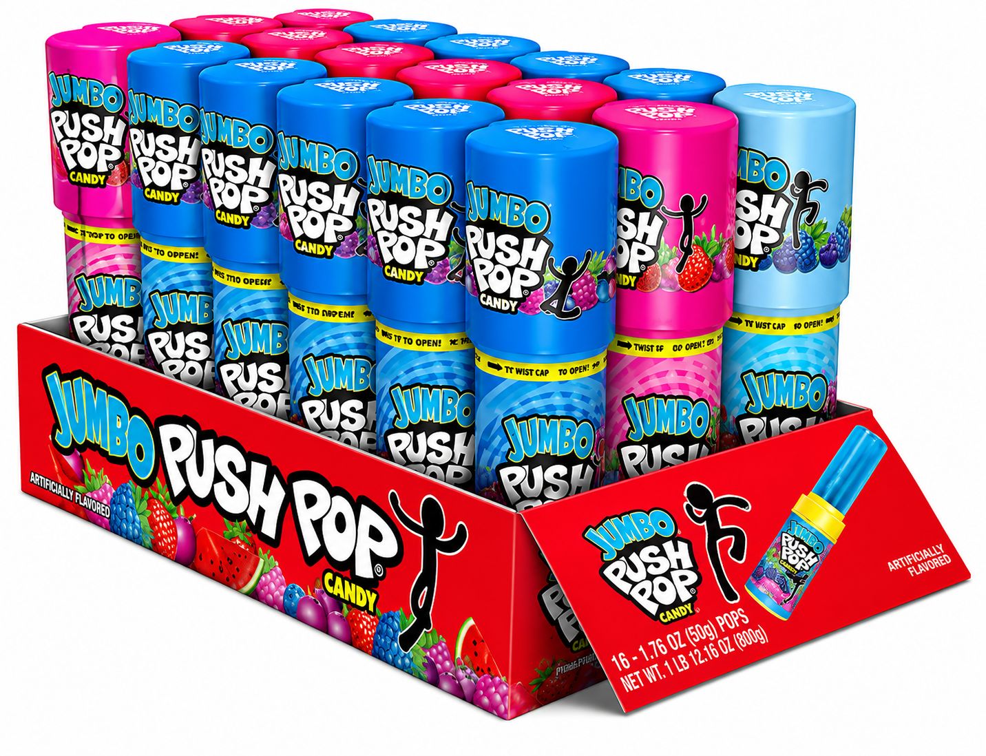 PUSH POP JUMBO JUMPIN 1.06OZ 18/CT