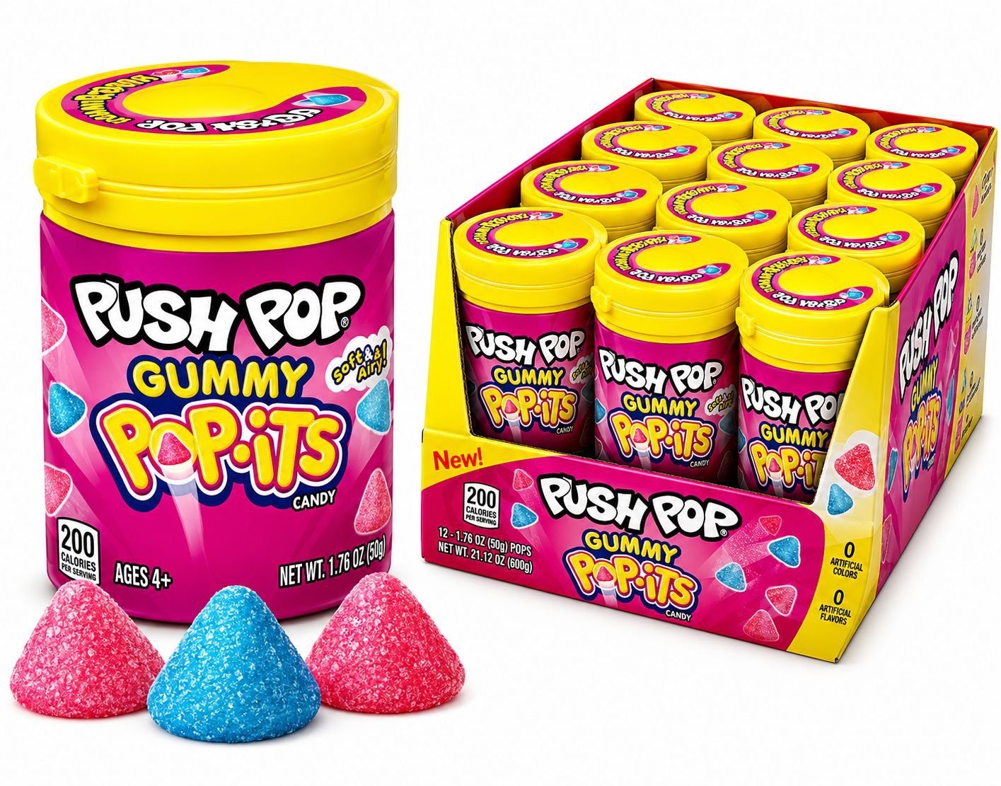 PUSH POP GUMMY POP-ITS 2OZ 8/CT