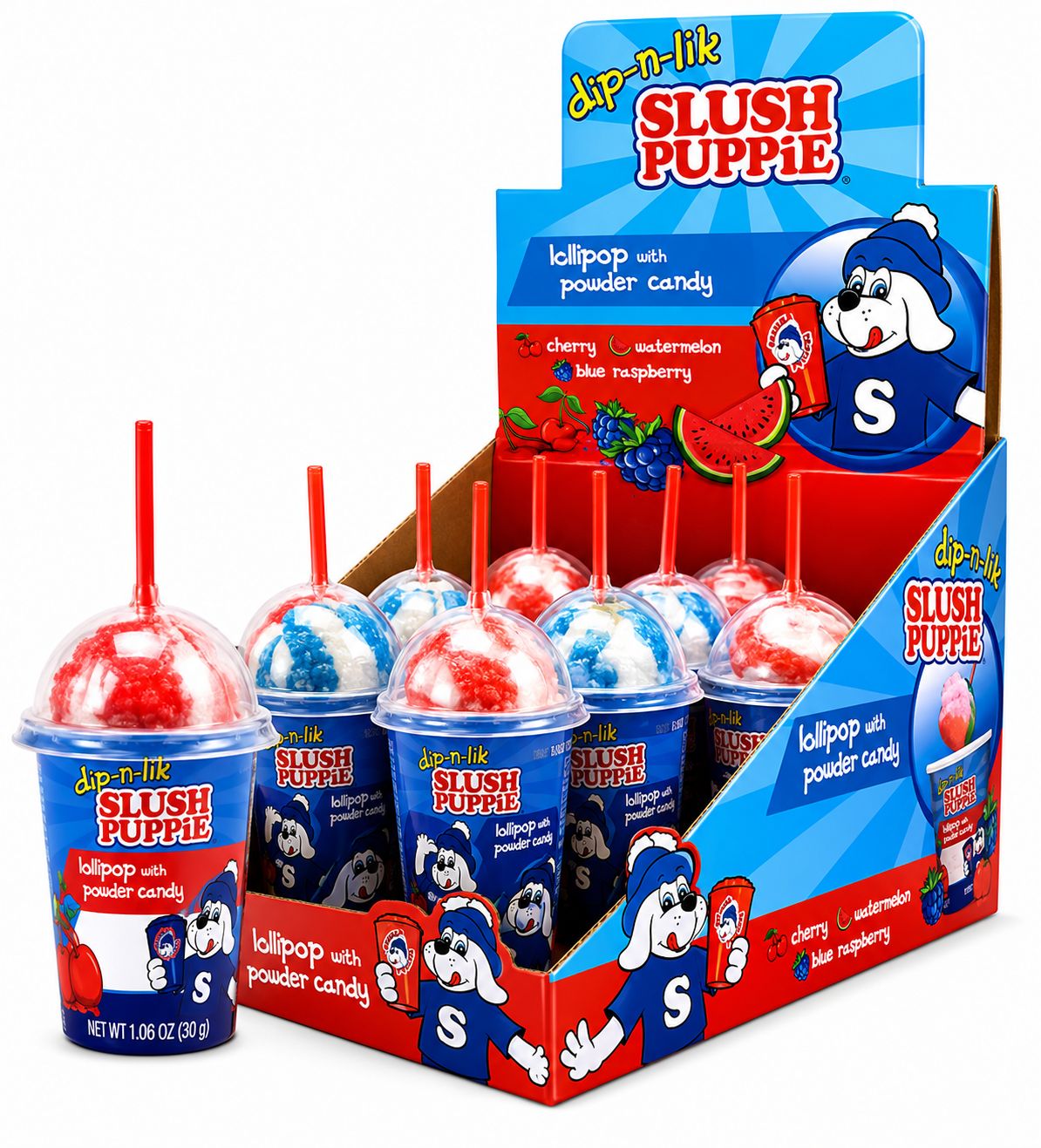 SLUSH PUPPIE DIP-N-LIK 1.65OZ 12/CT