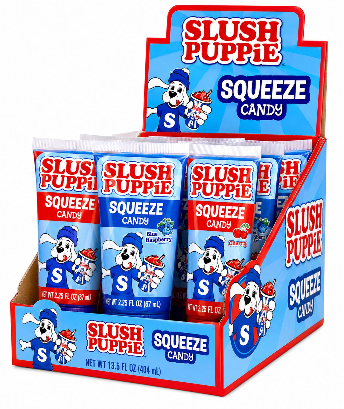 SLUSH PUPPIE SQUEEZE CANDY 2.1OZ 12/CT