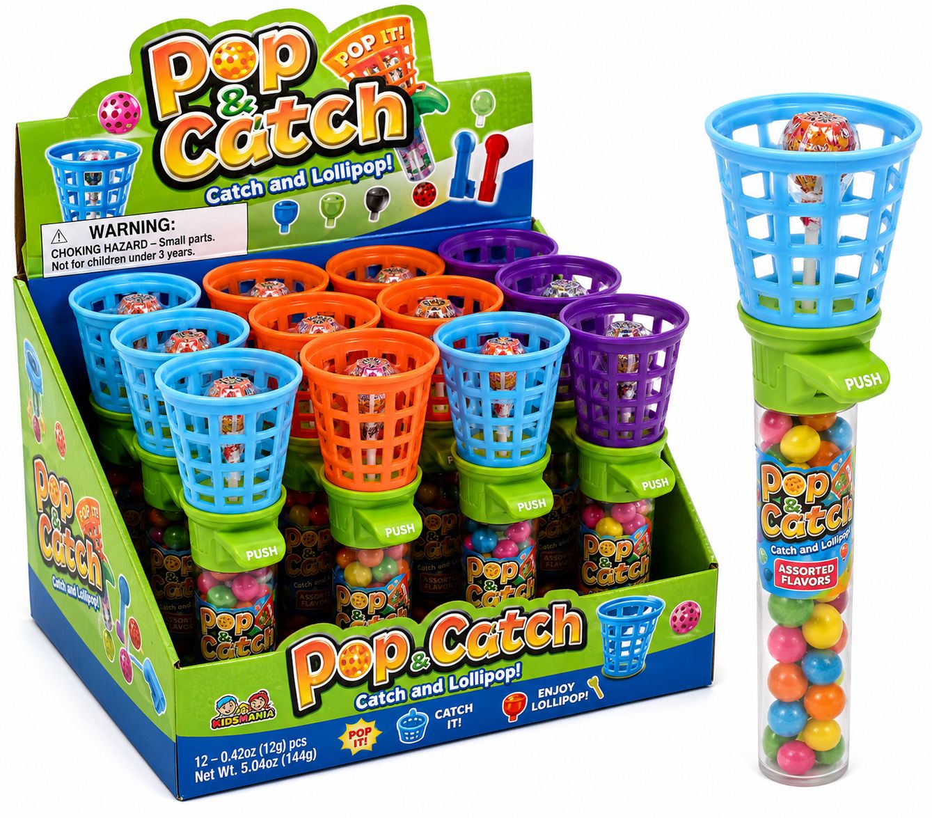 POP &amp; CATCH CANDY .39OZ 12/CT