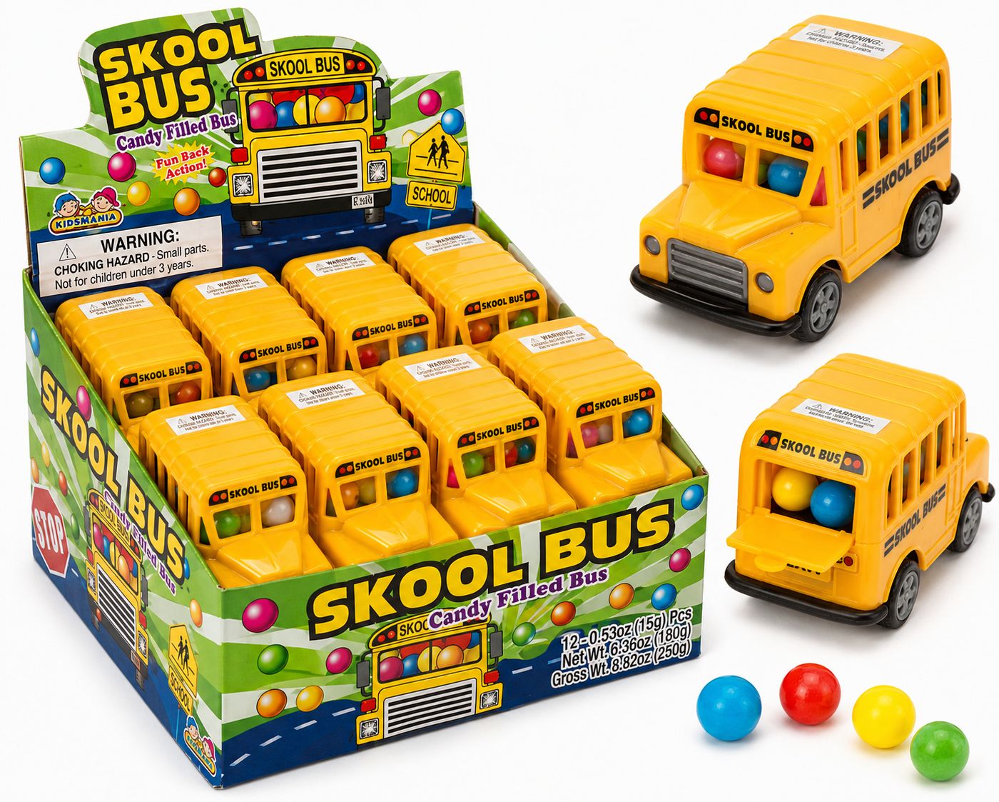 SKOOL BUS CANDY .53OZ 12/CT