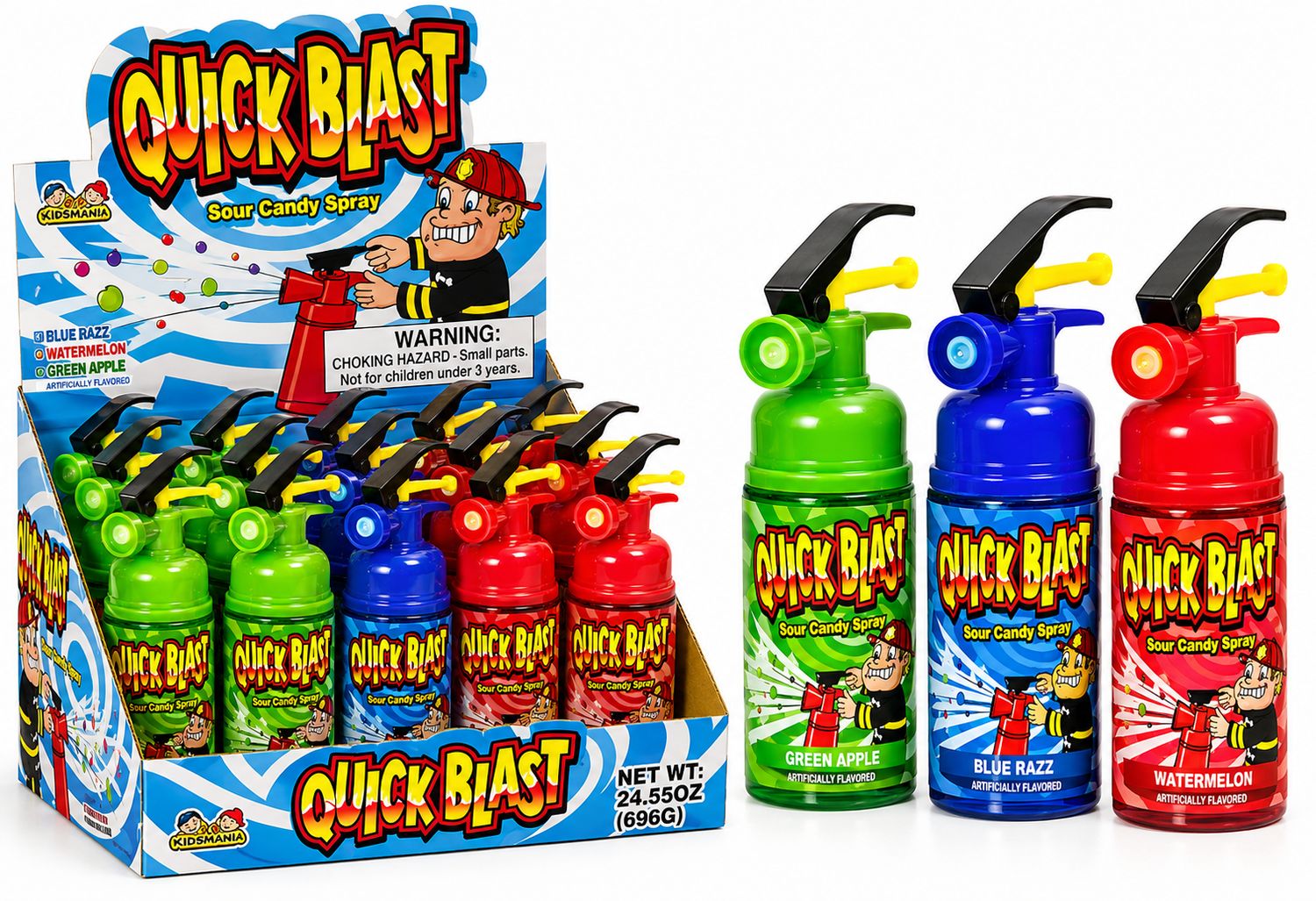 QUICK BLAST SOUR SPRAY CANDY 2.05OZ 12/CT