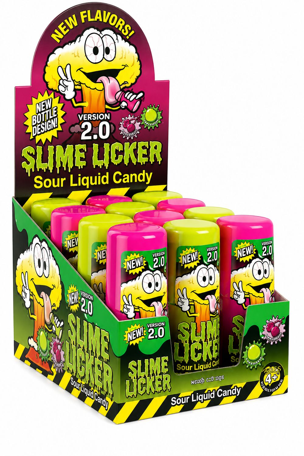 SLIME LICKER BLACK CHERRY/APPLE 2OZ 12/CT