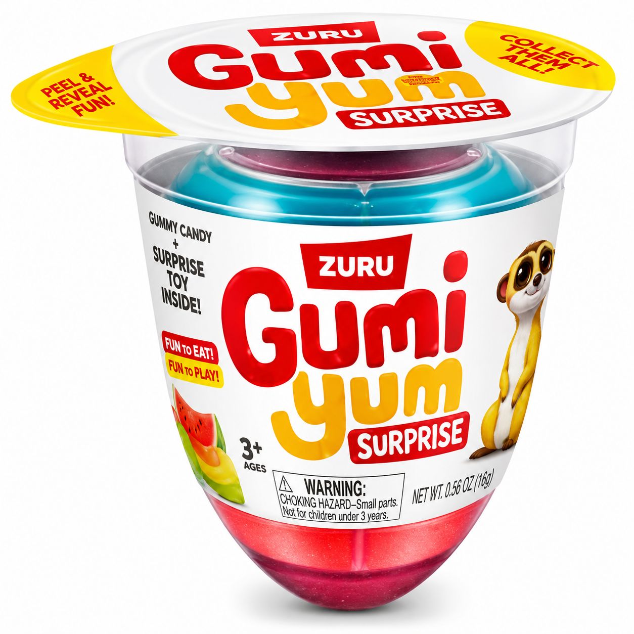 ZURU GUMI YUM SURPRISE WILDLIFE 15/CT