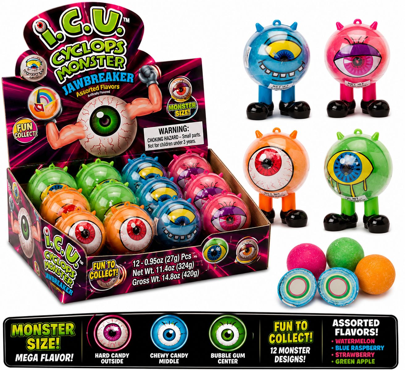 ICU CYCLOPS MONSTER 3OZ 12/CT
