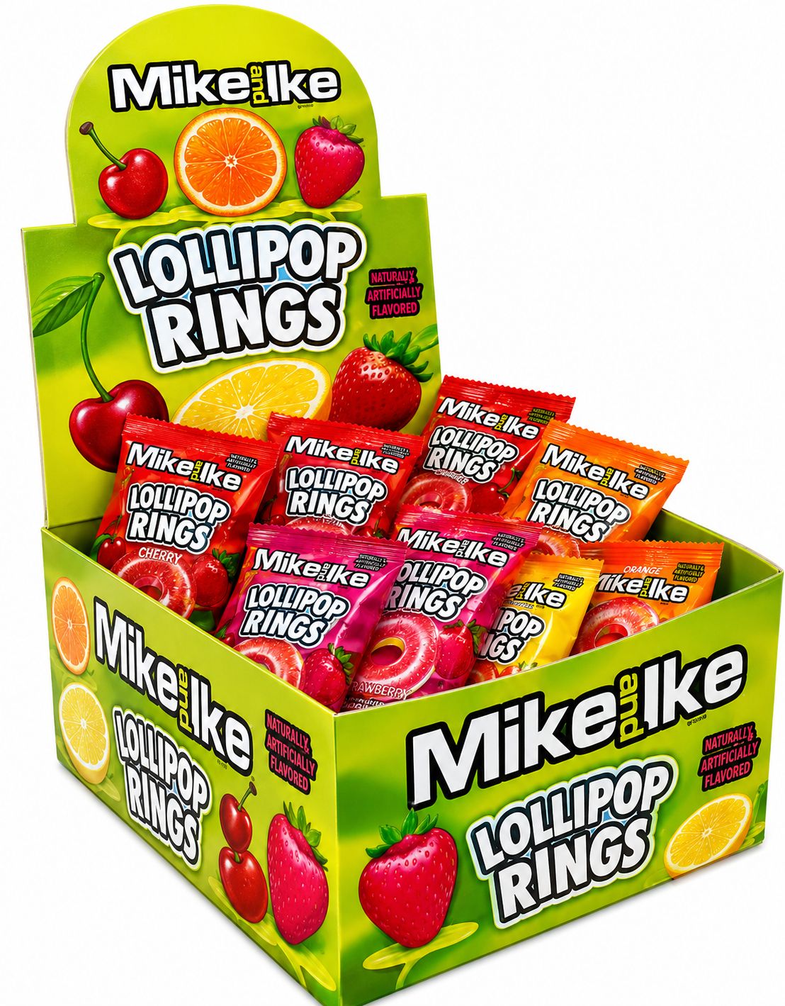 MIKE &amp; IKE LOLLIPOP RINGS .25OZ 22/CT