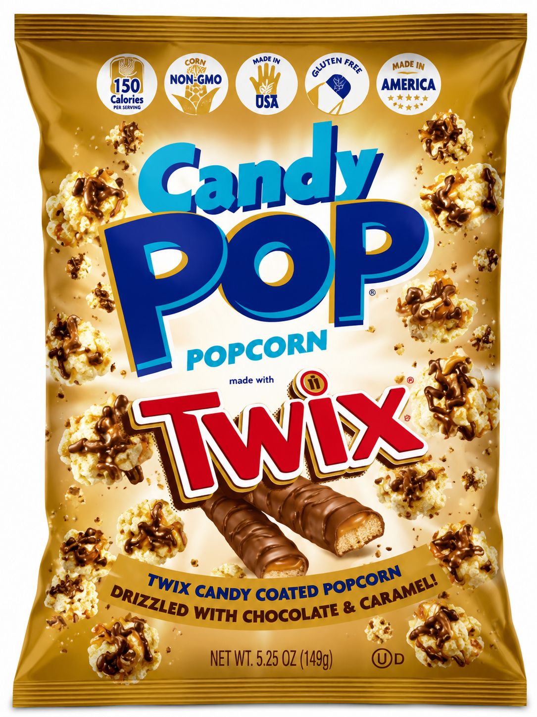 CANDY POP - TWIX POPCORN 5.25OZ 12/CT