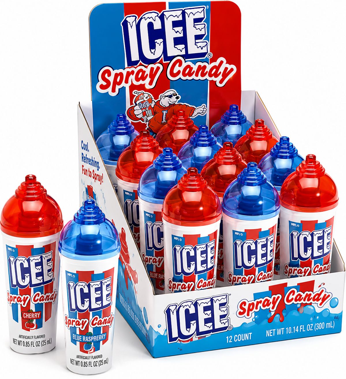 ICEE SPRAY CANDY .84OZ 12/CT