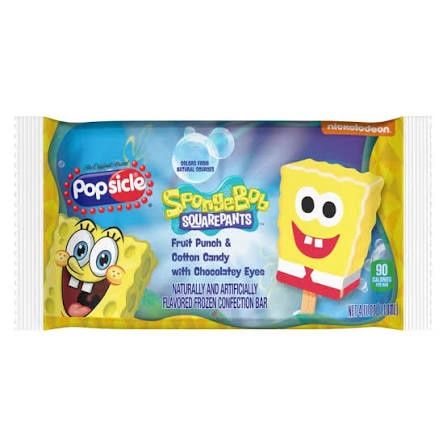 POPSICLE SPONGBOB ICE CREAM 20/CT
