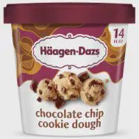 HAAGEN-DAZS CHOCOLATE CHIP COOKIE DOUGH ICE CREAM 14 OZ 8/CT