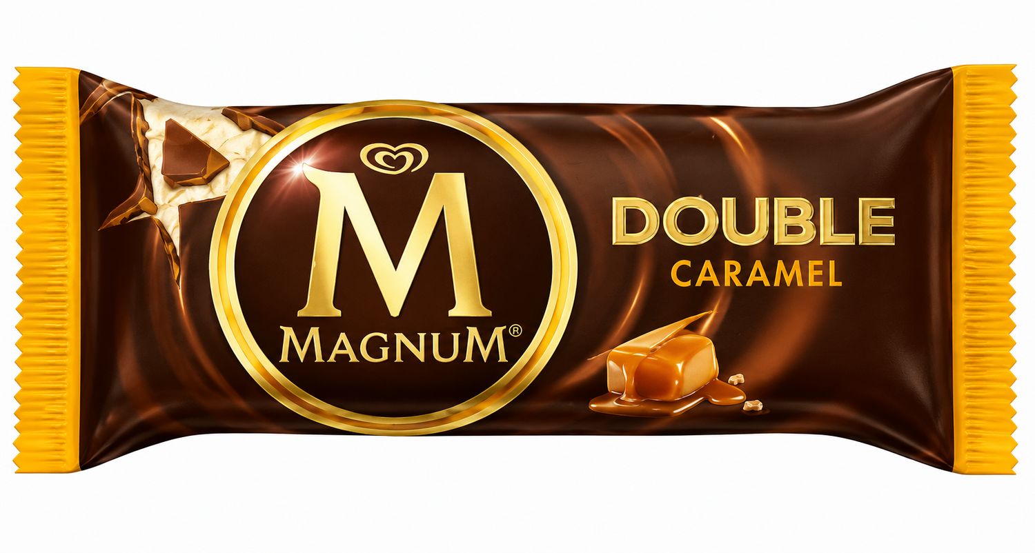 MAGNUM DOUBLE CARAMEL ICE CREAM BAR 12/CT