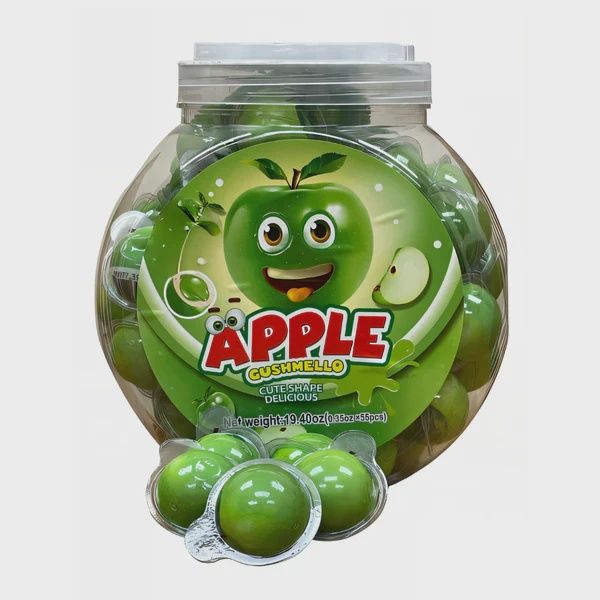 GUSHMELLO CANDY 19.4OZ 55/CT, FLAVOR: APPLE