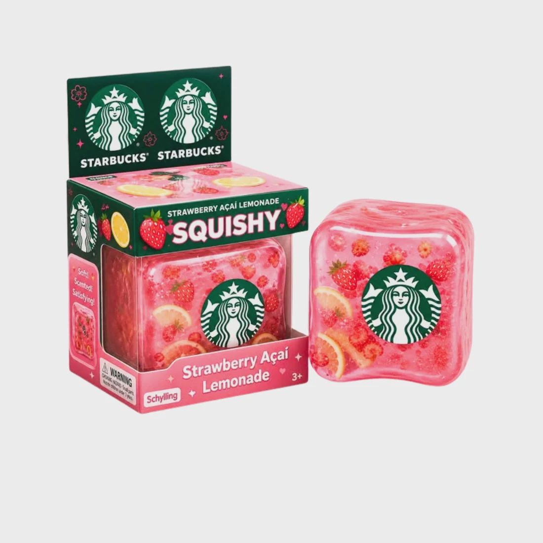 SQUISH TOY CUBE STARBUCKS