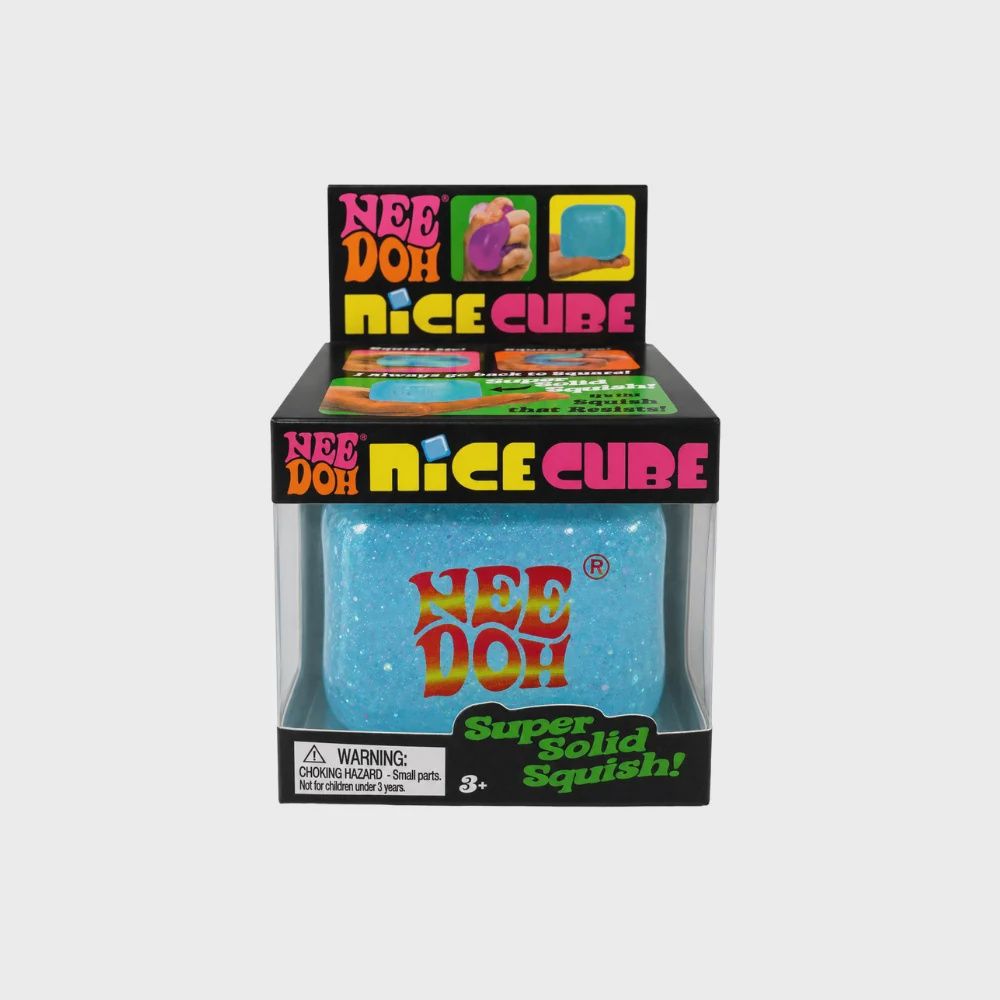 SQUISH TOY CUBE RAINBOW 12/CT